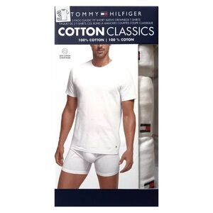 Tommy Hilfiger Cotton Classics Men's White Undershirt Set